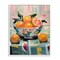 Stupell Industries Kitchen Bowl of Oranges Framed Giclee Wall Art Design by LSR Design Studio